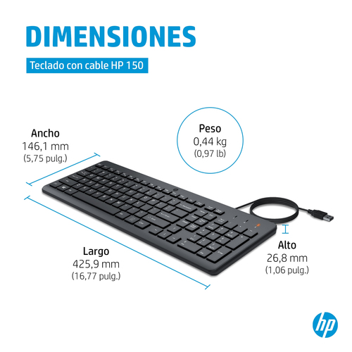 HP Teclado 150