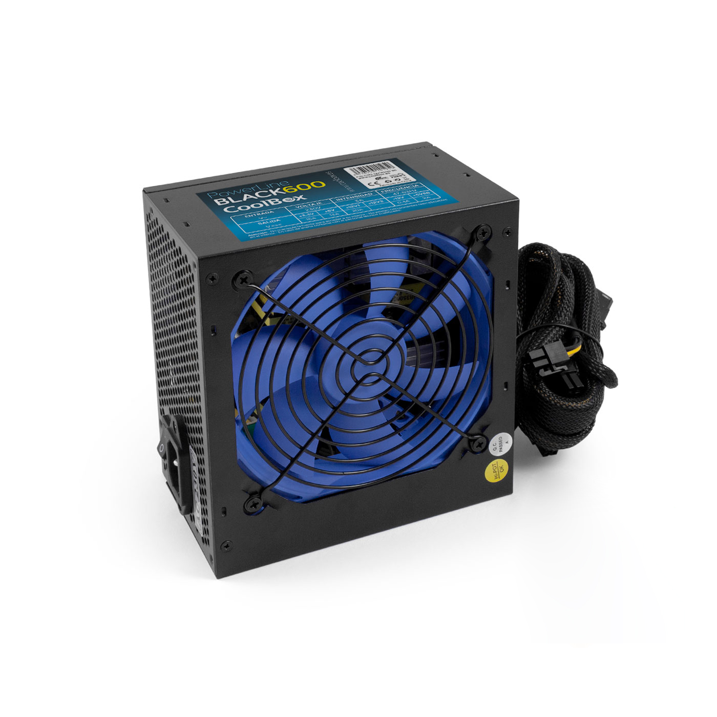 COOLBOX FUENTE ALIMENTACION ATX POWERLINE BLACK 600 desctalogado