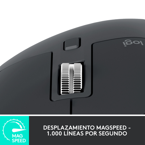 LOGITECH MOUSE RATON ERGO MX MASTER 3S Inalambrico Ergonomico de alto rendimiento