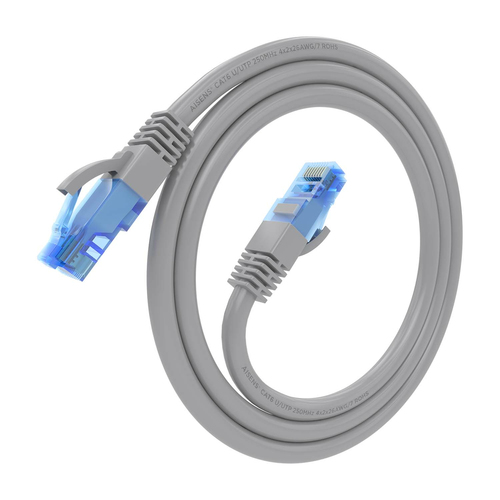 AISENS - CABLE DE RED LATIGUILLO RJ45 CAT.6 UTP AWG26 CCA, GRIS, 0.5M