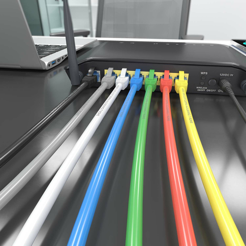 AISENS - CABLE DE RED LATIGUILLO RJ45 CAT.6 UTP AWG26 CCA, BLANCO, 0.5M