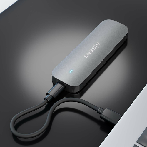 AISENS - CAJA EXTERNA M.2 (NGFF) ASM2-006GRY SATA A USB3.1 GEN1, GRIS