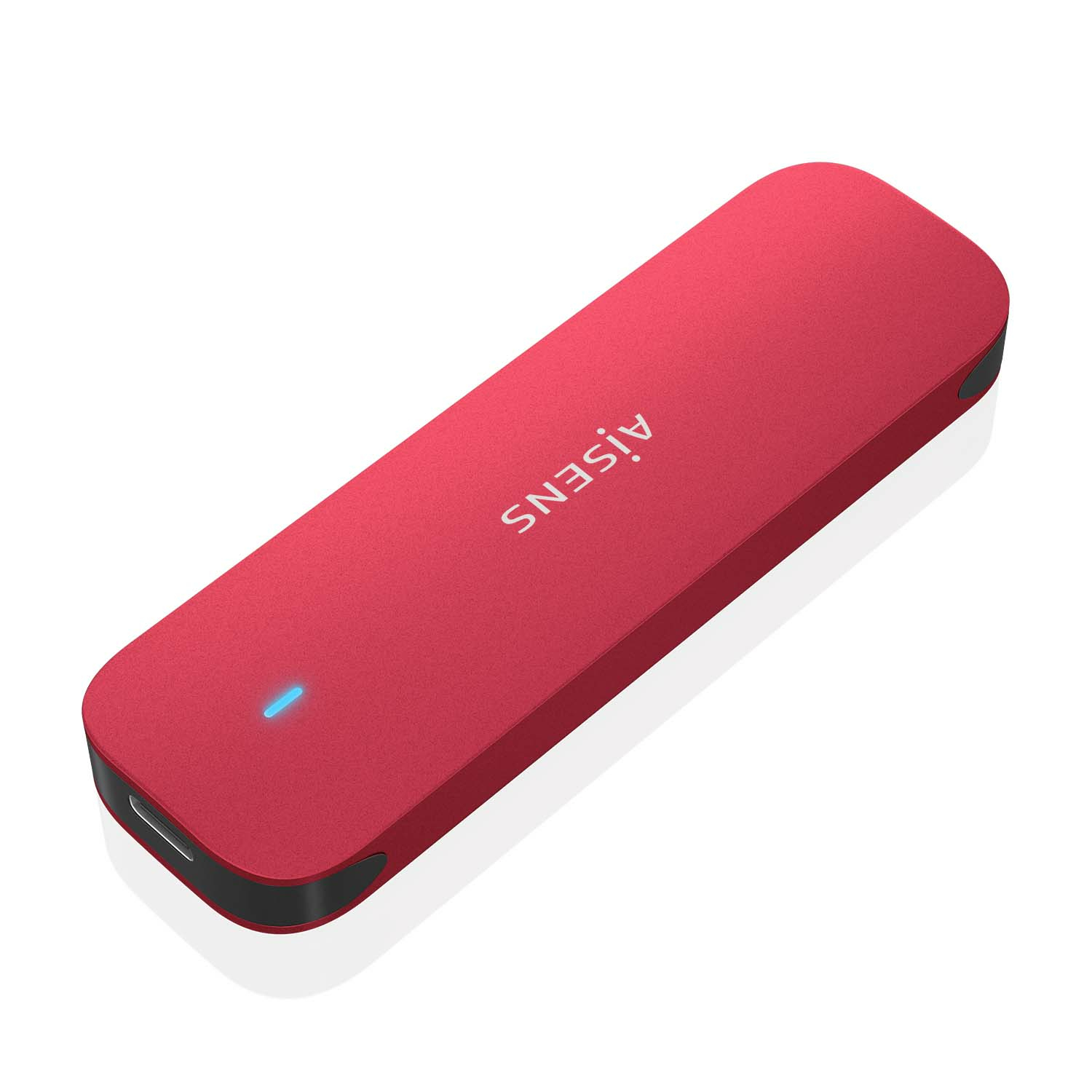 AISENS - CAJA EXTERNA M.2 (NGFF) ASM2-027RED NVMe A USB3.2 GEN2, ROJO