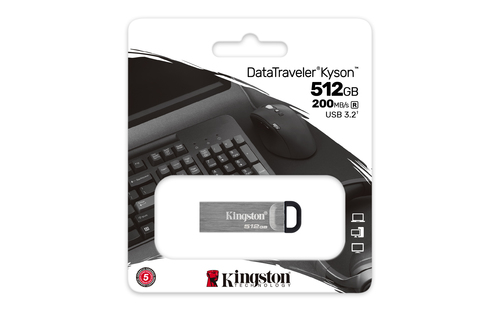 KINGSTON Pendrive Datatraveler KYSON 512GB / USB 3.2 GEN 1