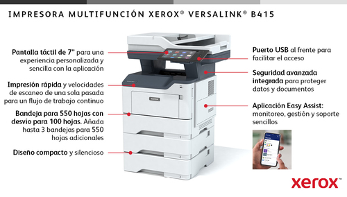 XEROX Multifuncion laser monocromo VersaLink B415V_DN