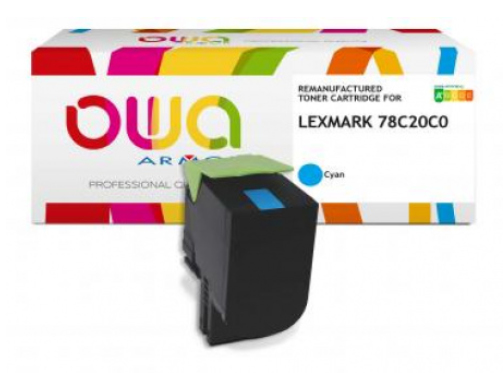 ARMOR Toner Cian 78C20C0 para Lexmark CS421 1400p