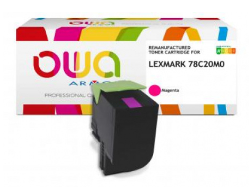 ARMOR Toner Magenta 78C20M0 para Lexmark CS421 1400p