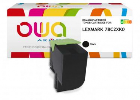 ARMOR Toner Negro 78C2XK0 para Lexmark CS421 8500p