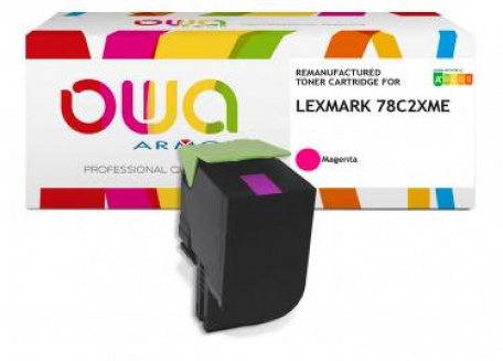 ARMOR Toner Magenta 78C2XM0 para Lexmark CS421 5000p