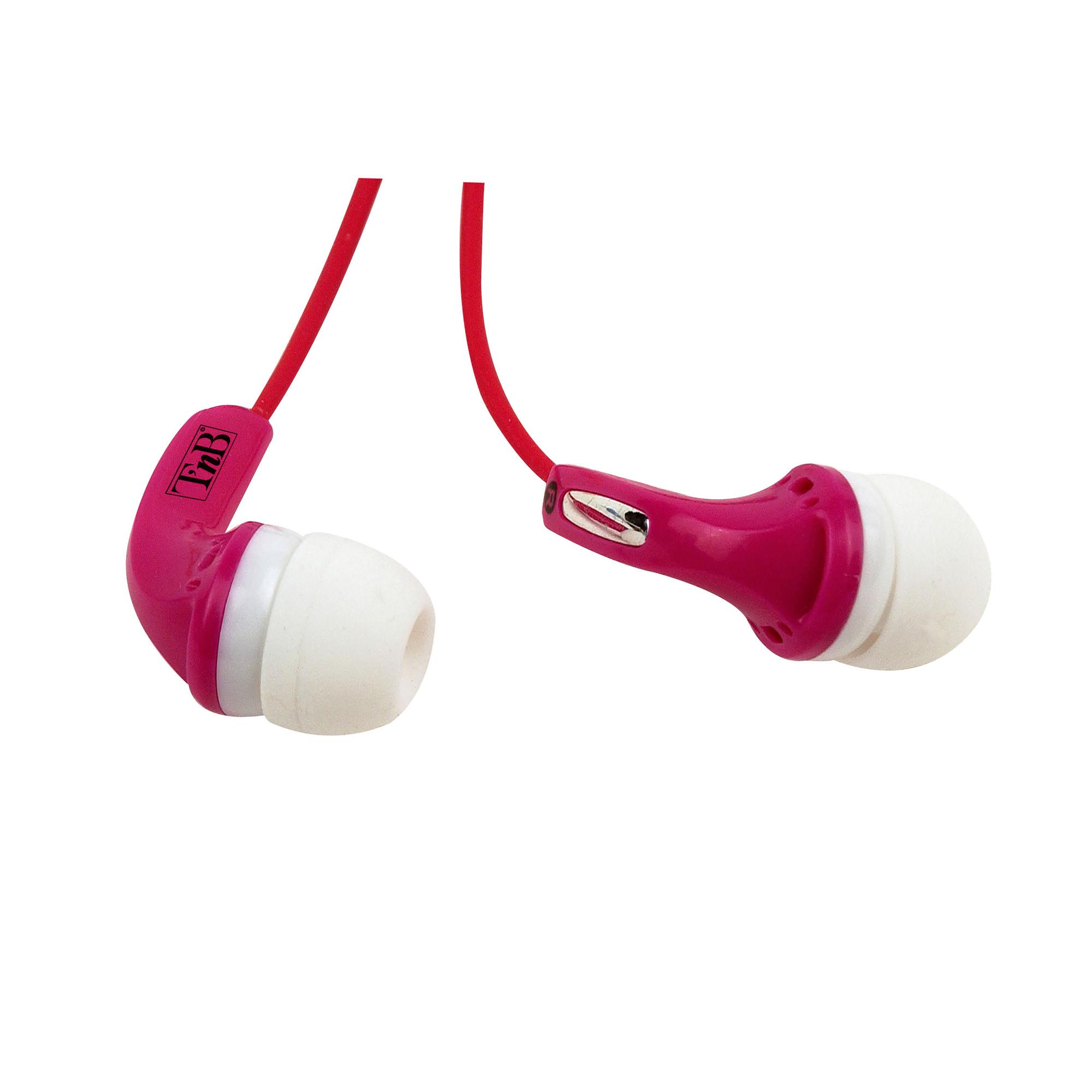 TNB FIZZ - Auriculares con jack estéreo de 3,5 mm - fucsia