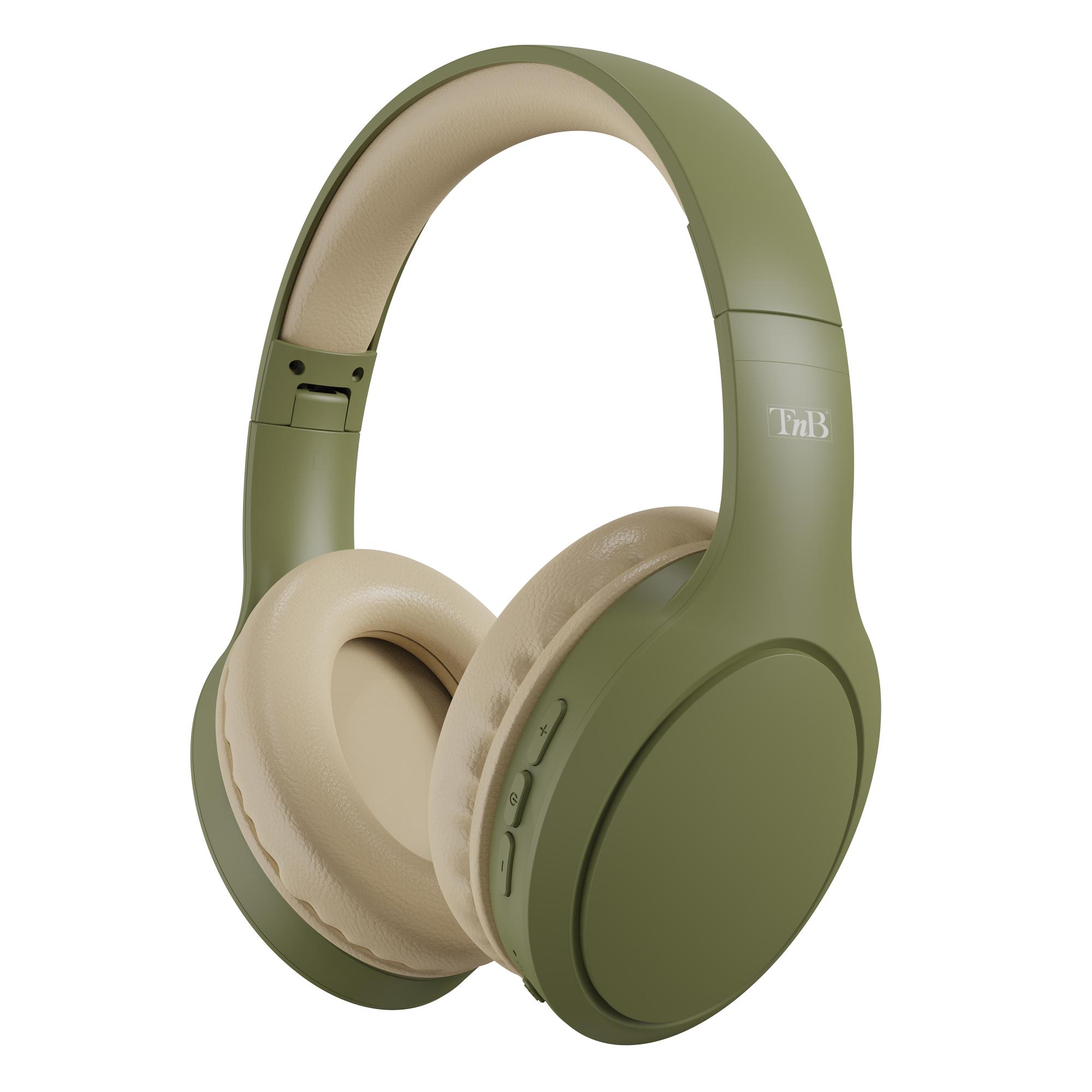 TNB TONALITY - Casco Bluetooth circumaural - verde