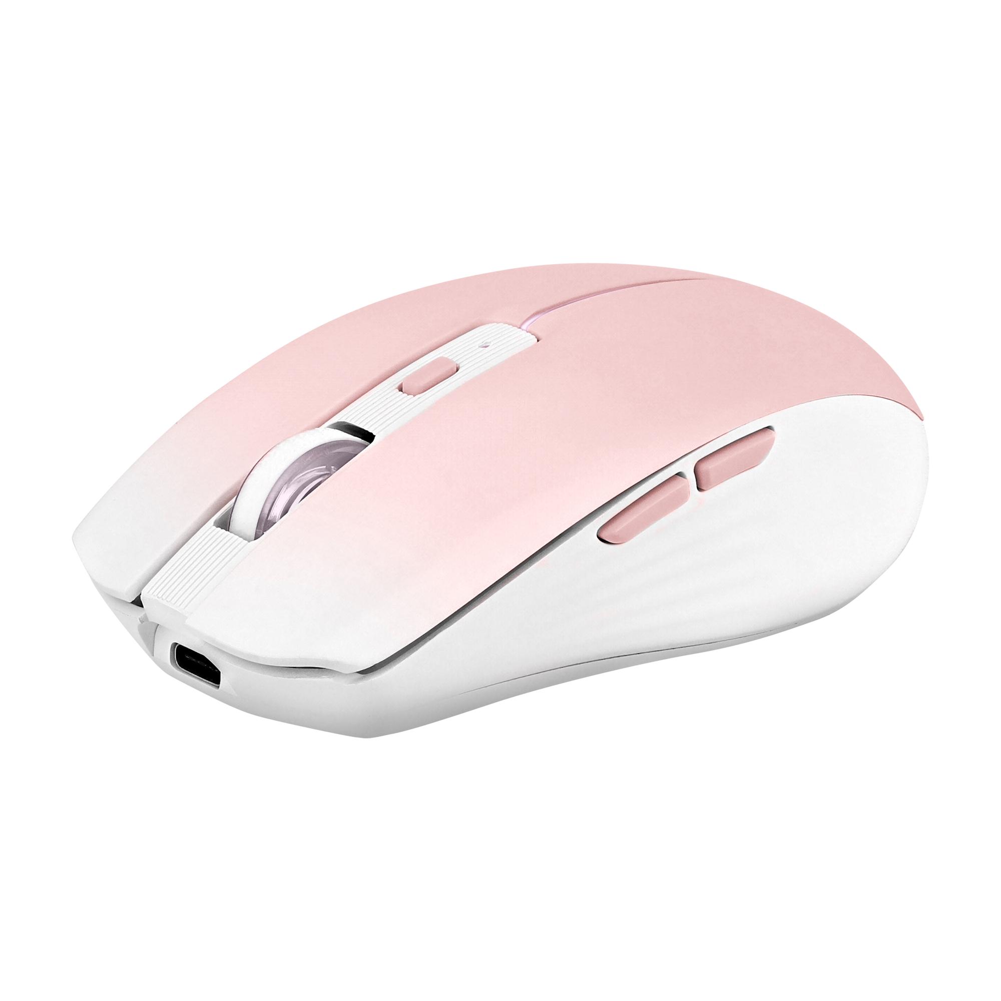 TNB GRADIENT - Ratón inalámbrico recargable DUAL CONNECT - rosa