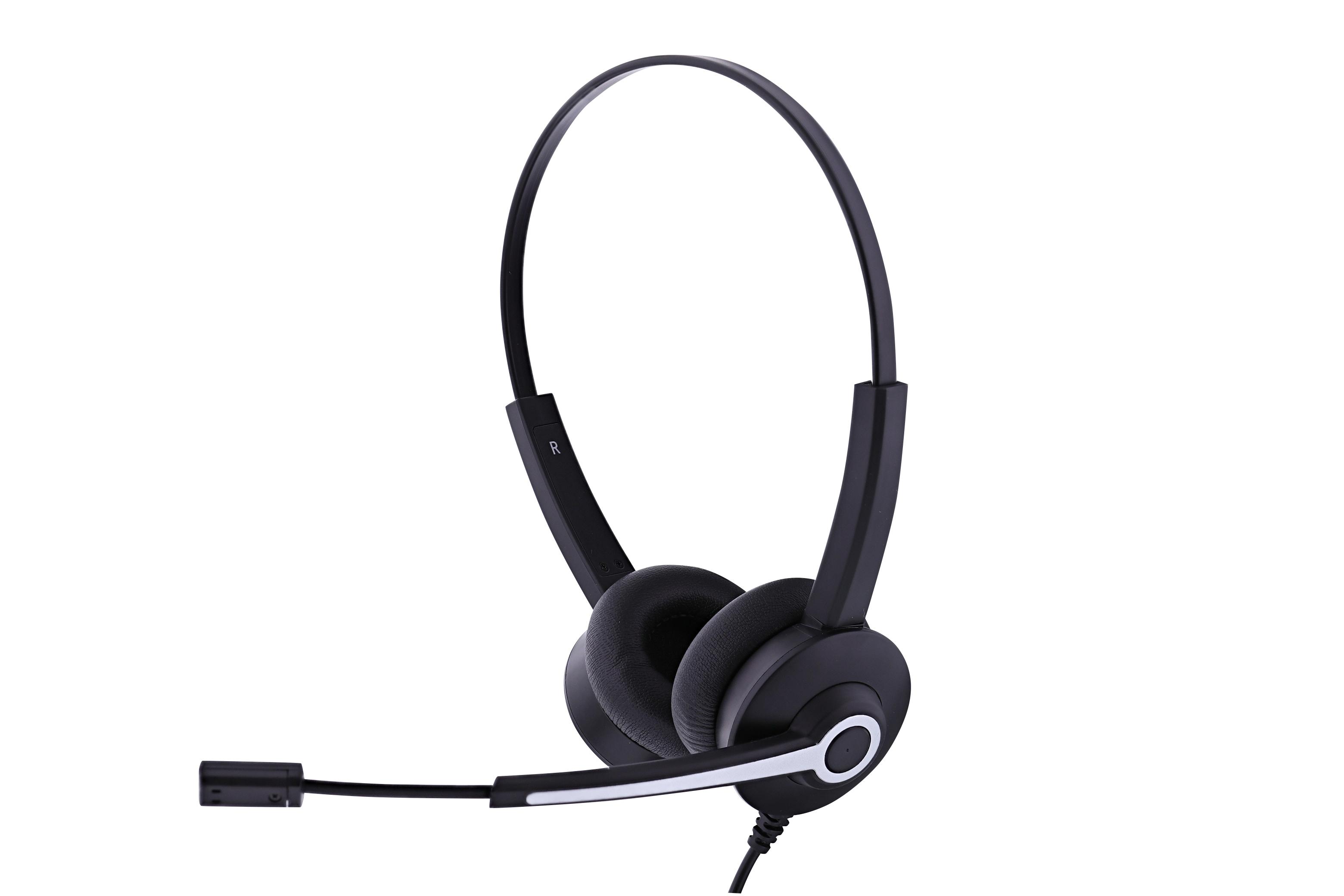 TNB ACTIV 200S - Auricular estéreo profesional con conector jack, USB-A y USB-C - negro
