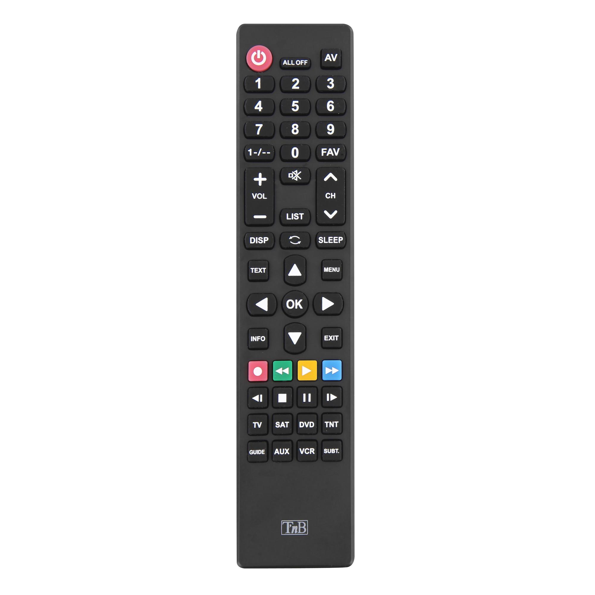 TNB Mando a distancia universal 6 en 1 - negro