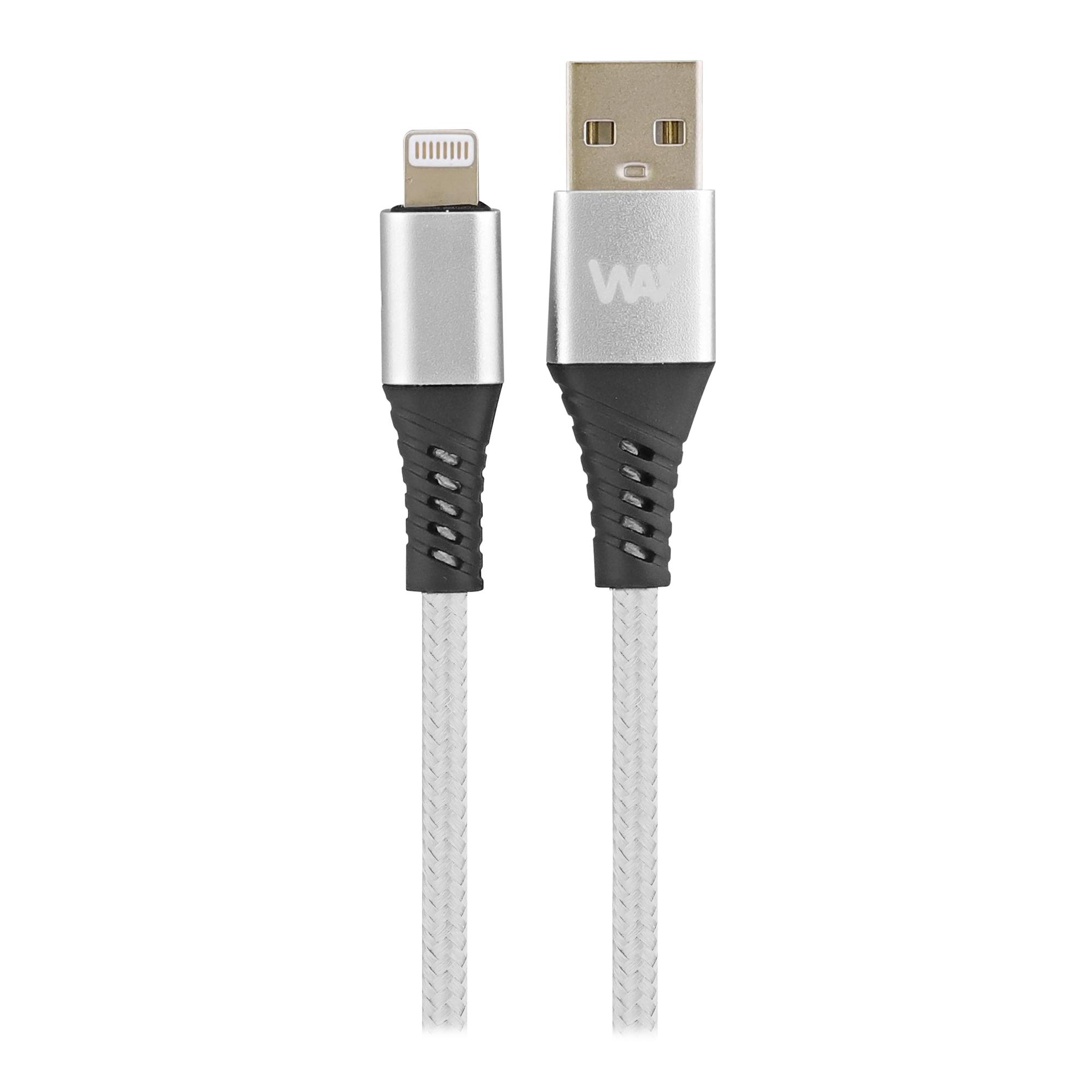 TNB WAY - Cable de Carga y Sincronización USB/Lightning 2m - Gris