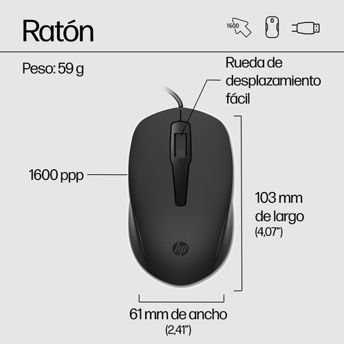 HP Combo 150 Teclado + Raton