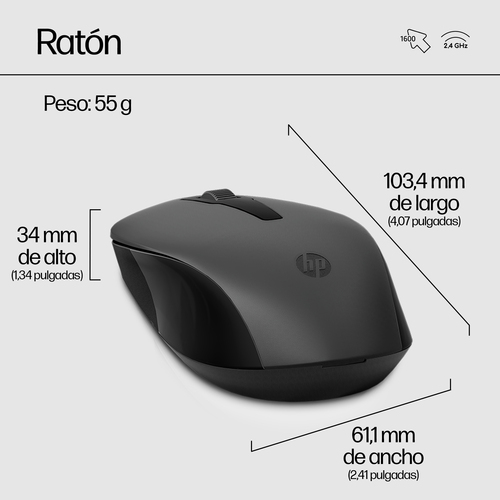 HP Combo 330 Teclado + Raton inalambricos