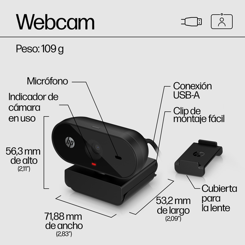 HP Webcam 320 FHD USB