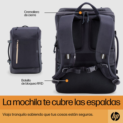 HP Mochila TRAVEL 25L Azul para portatil de 15,6"