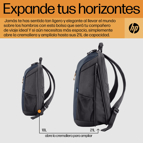 HP Mochila TRAVEL 18L para portatil de 15,6"