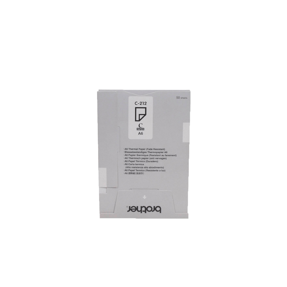 BROTHER Papel Termico A6 THERM FADE RESIST CAS