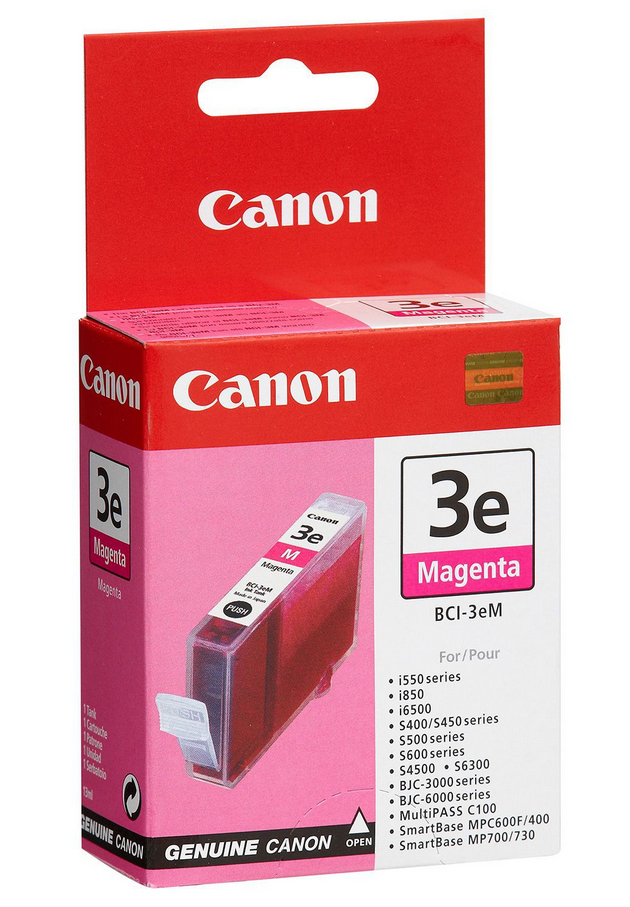 Canon BJC-3000/6000/6100/6200/6500, S-400/450/500 Carga Magenta, 390 paginas