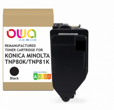 ARMOR Toner Negro TNP80K AAJW152 para KONICA MINOLTA C3320i 13000p