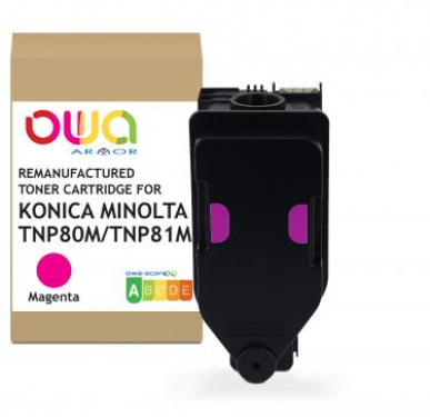 ARMOR Toner Magenta TNP80M AAJW352 para KONICA MINOLTA C3320i 9000p