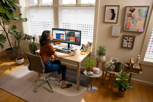 HP Monitor P34hc G4 / 34" / WQHD / HDMI-DisplayPort-USB(A)-USB(B)-USB(C) / Regulable Altura / Curvo