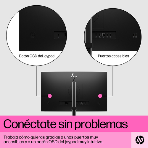 HP Monitor E24t G5 / 23,8" / FHD / HDMI-DisplayPort-USB(A)-USB(B) / Regulable Altura / Tactil