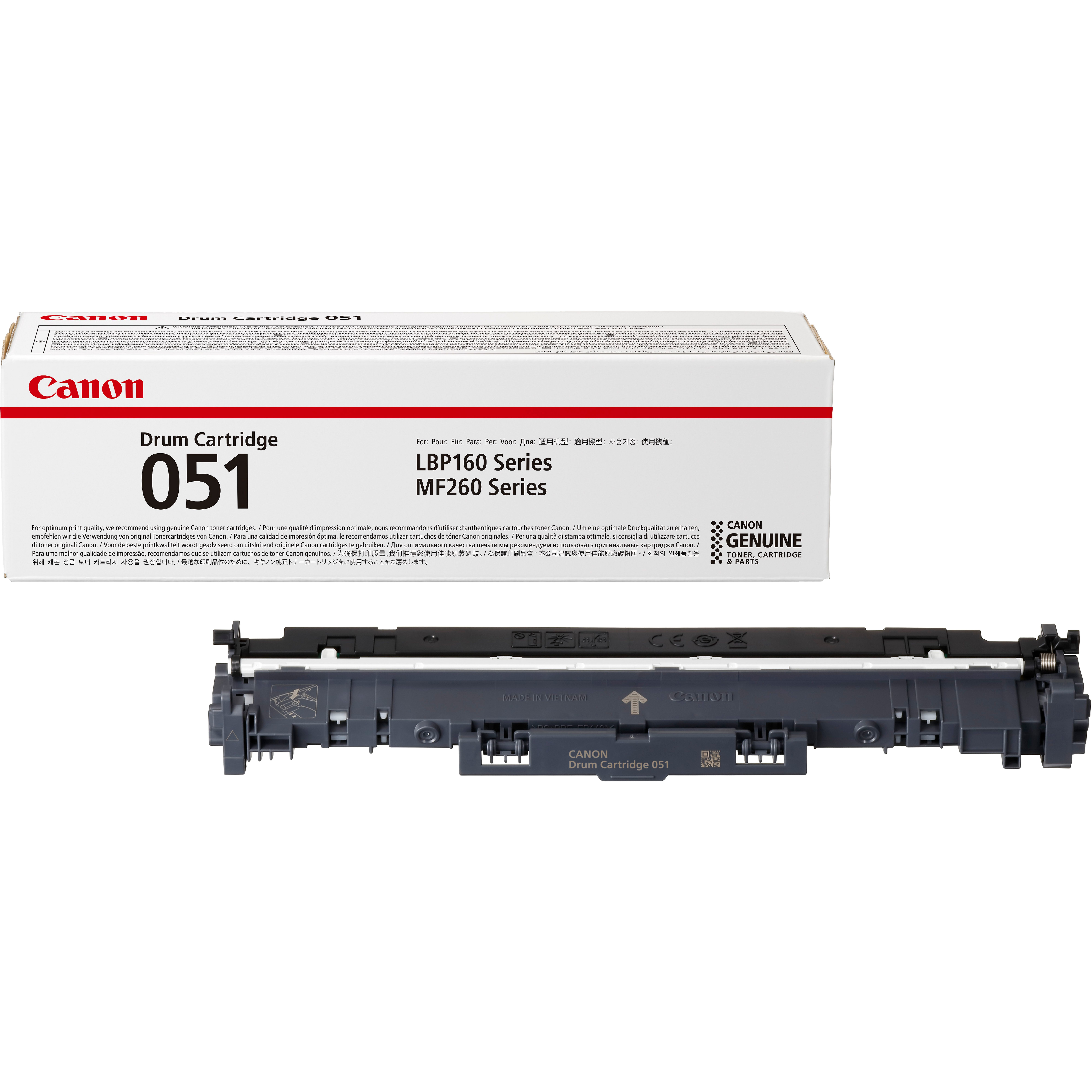 CANON Tambor 051 Negro i-SENSYS LBP162dw LBP214dw LBP162dw MF269DW 23.000p
