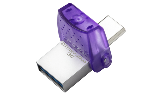 KINGSTON Pendrive Datatraveler 64GB MICRODUO 3C 200MB/S DUAL USB-A + USB-C
