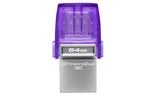 KINGSTON Pendrive Datatraveler 64GB MICRODUO 3C 200MB/S DUAL USB-A + USB-C
