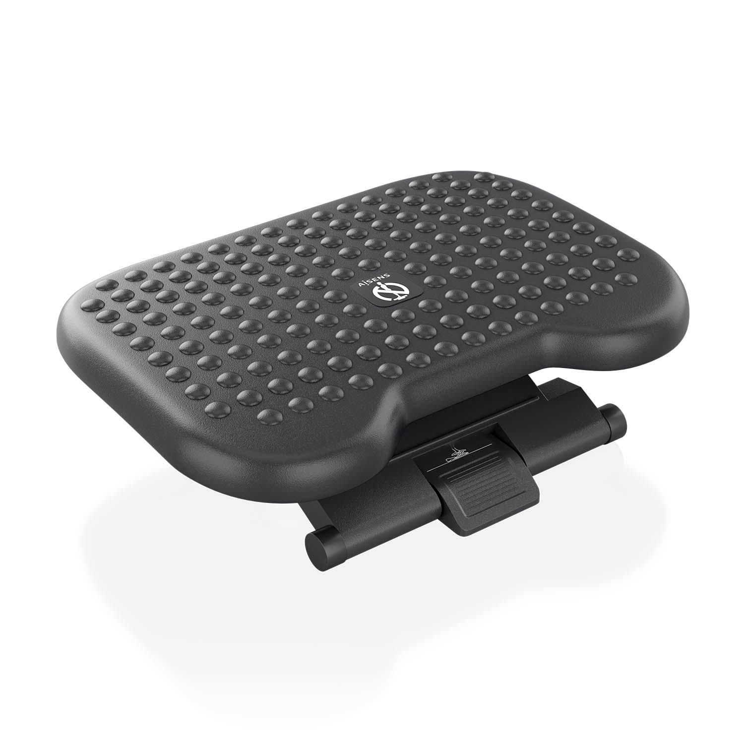 AISENS - REPOSAPIES INCLINABLE Y ALTURA AJUSTABLE, NEGRO
