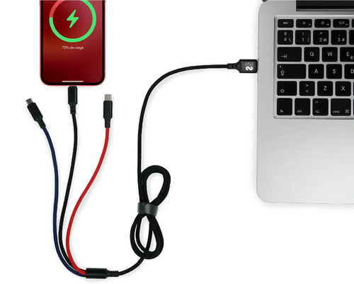 SUBBLIM Premium Cable 3in1 (Micro USB+Type C+Lighting)