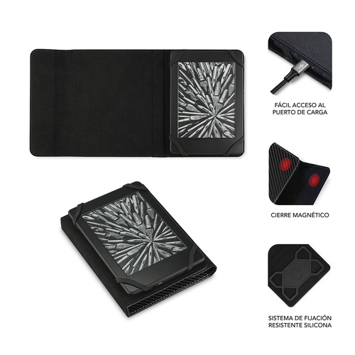 SUBBLIM Funda Ebook 6" Negro