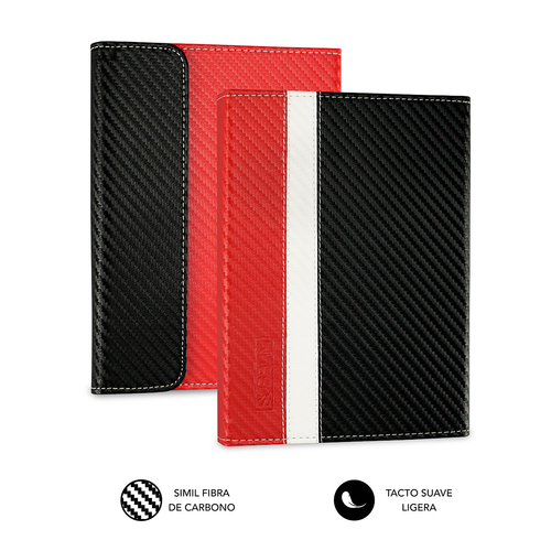 SUBBLIM Funda Ebook 6" Rojo