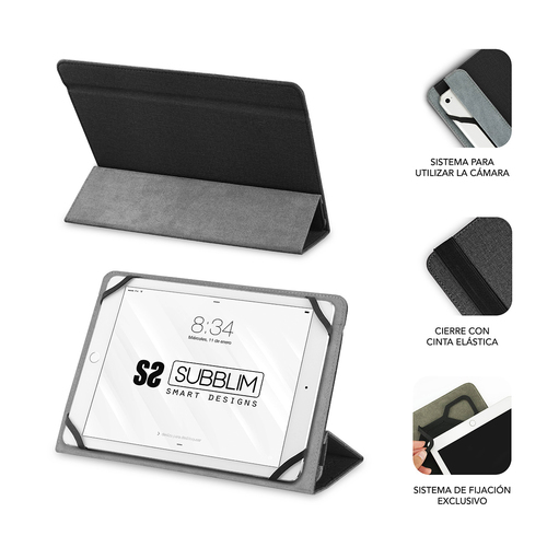 SUBBLIM Funda Tablet Freecam Case 10,1" Black