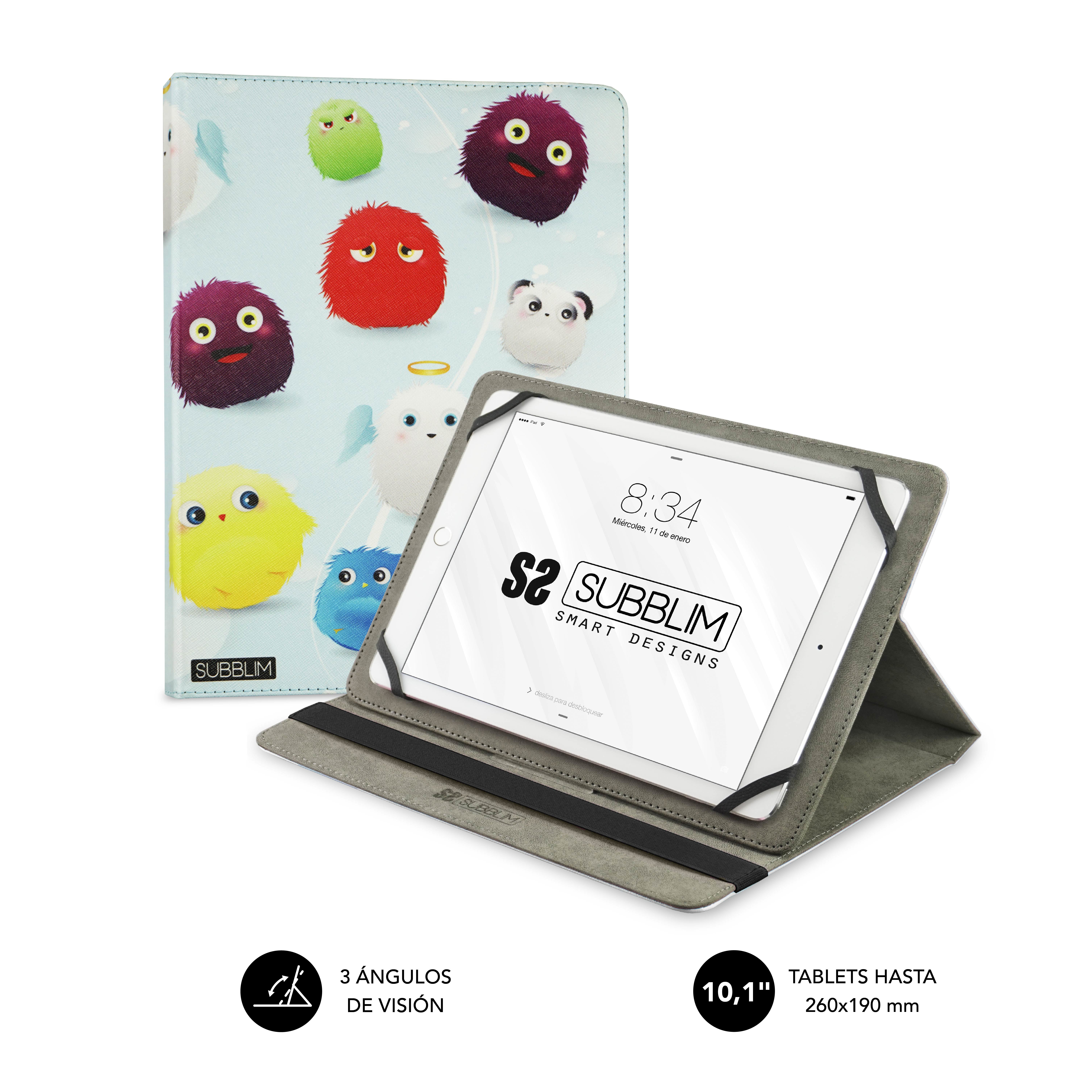 SUBBLIM Funda Tablet TRENDY CASE FURRY 10.1"