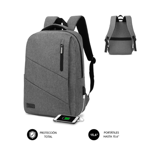 SUBBLIM Mochila Portatil City Backpack 15,6" Grey