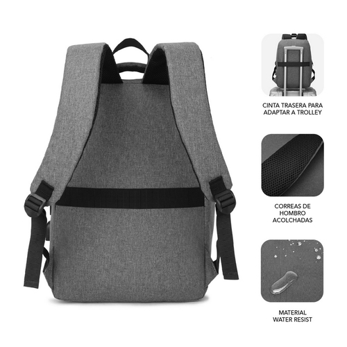 SUBBLIM Mochila Portatil City Backpack 15,6" Grey