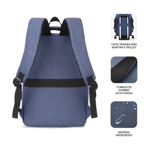 SUBBLIM Mochila Portatil City Backpack 15,6" Blue
