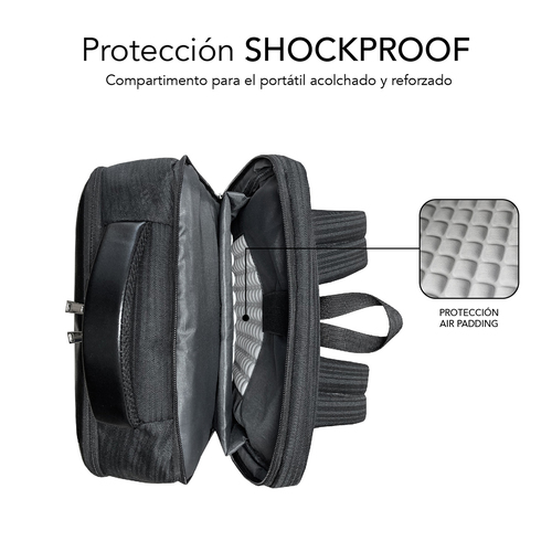 SUBBLIM Mochila Business V2 AP Backpack 16" Black