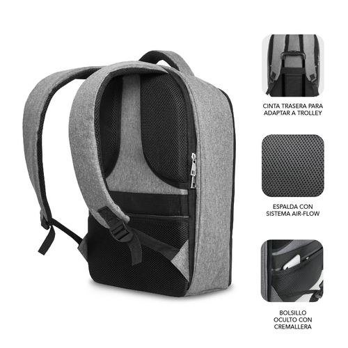 SUBBLIM Mochila Secure V2 AP Antitheft Backpack 16" Black