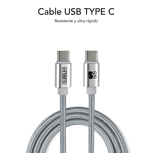 SUBBLIM Cargador Smart charger PD25W+QC3.0+C to C/Lightning cable W