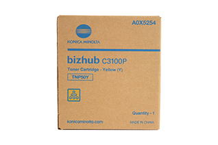 Konica Minolta Toner, original, amarillo bizhub C 3100P, TNP 50 Y