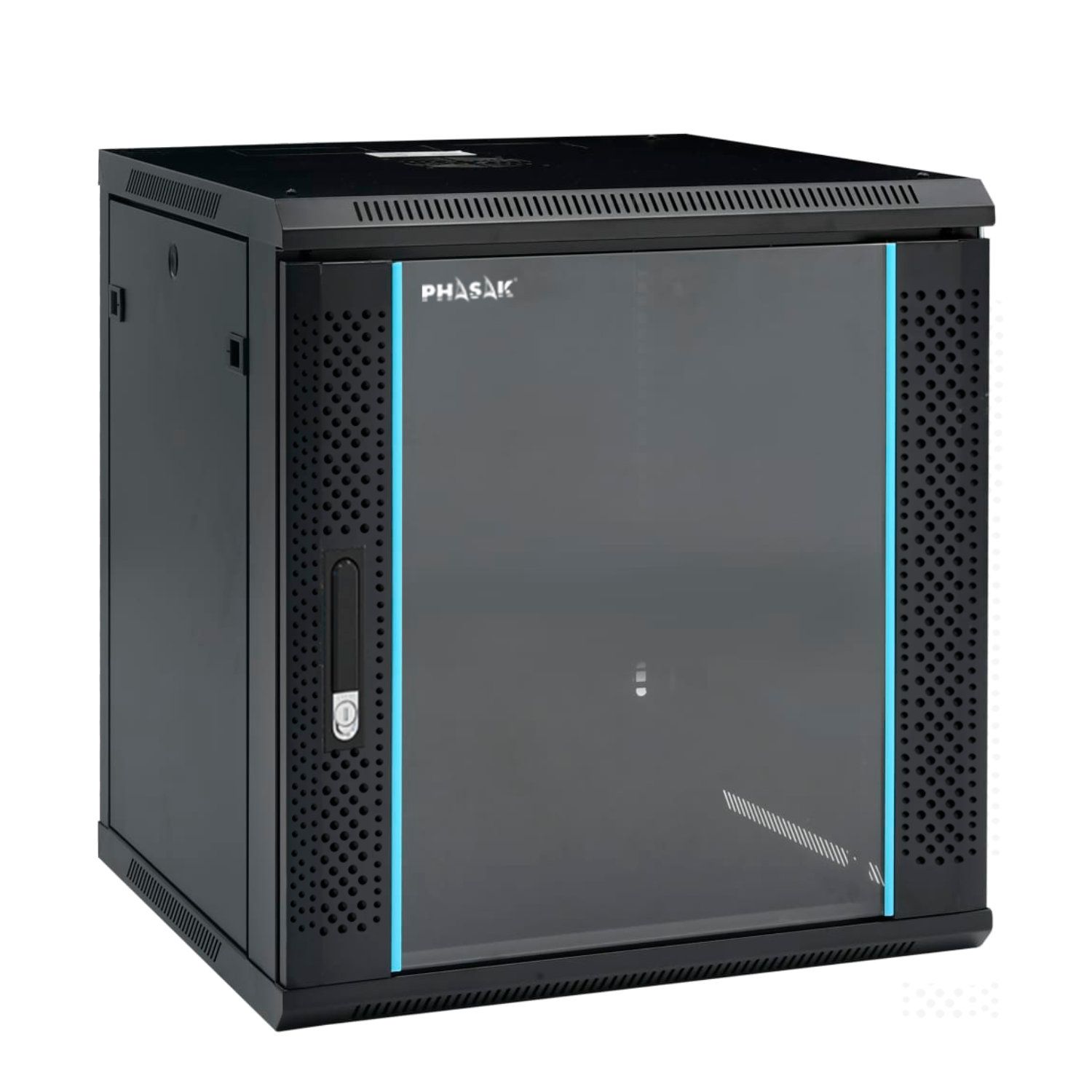 PHASAK Rack mural 19" Phasak Pro 12U 600x450 Desmontado (Envio Flat Pack) (Incluyen 2 vent, bolsa tornilleria)