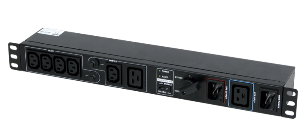 PHASAK PDU switch Bypass PHASAK RACK 19"