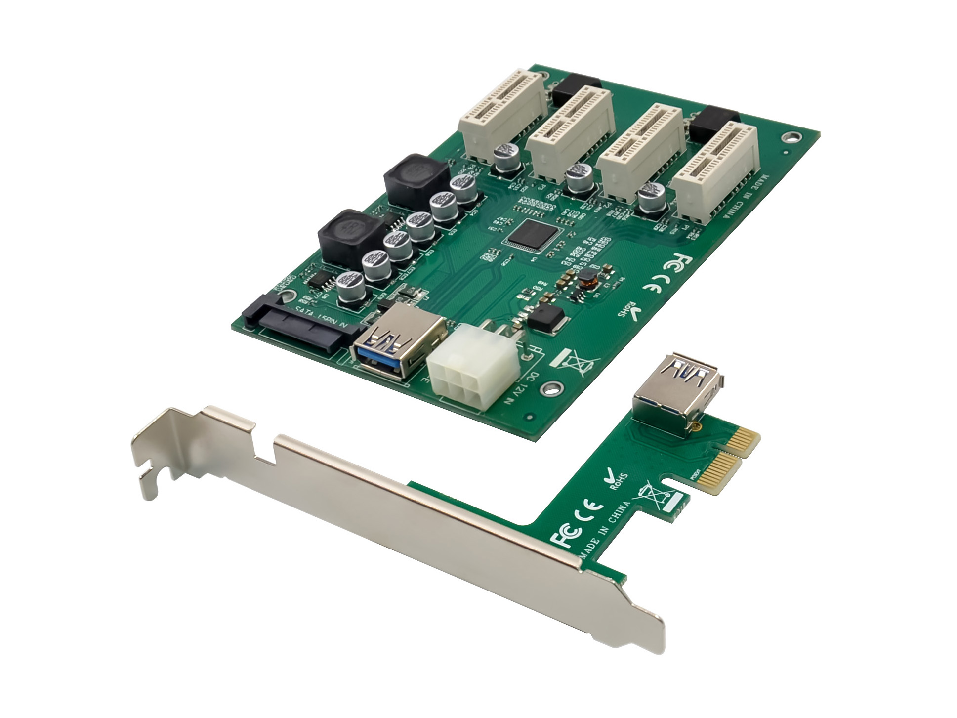 Conceptronic Tarjeta Expansion Puertos PCIex1 a 4x PCIex1