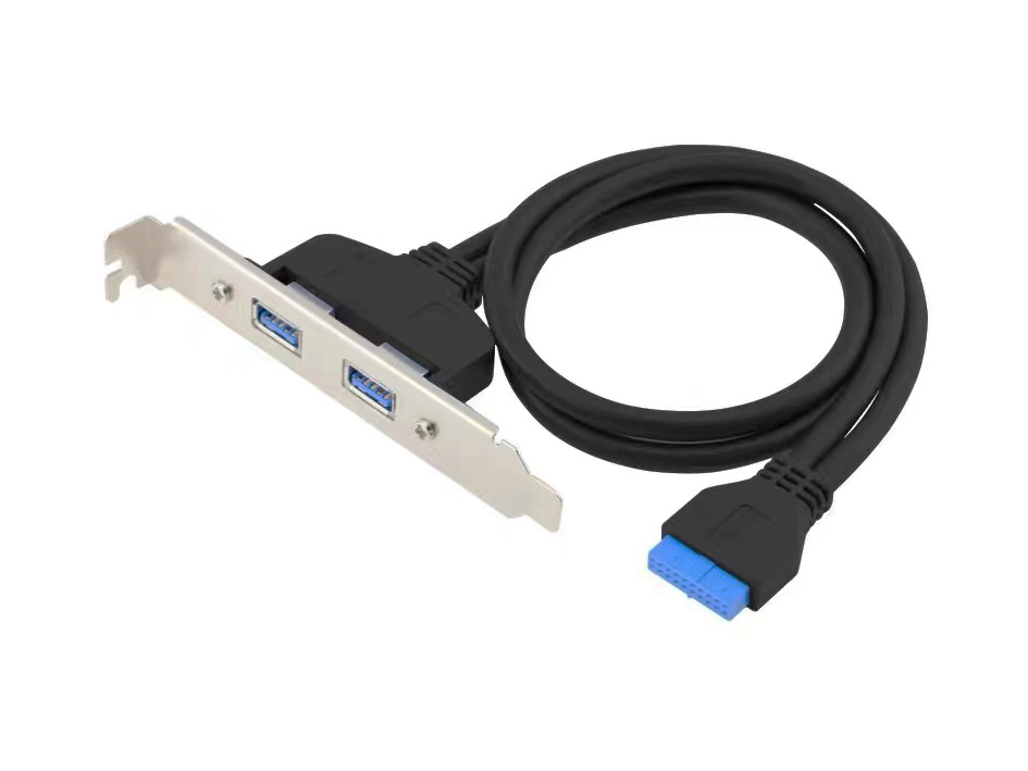 Conceptronic Adaptador USB 3.0 Placa Base Conector 19 Pins Hembra a  2xUSB-A